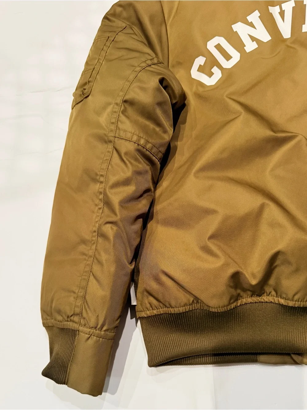 Converse Olive Green Kids Bomber Jacket